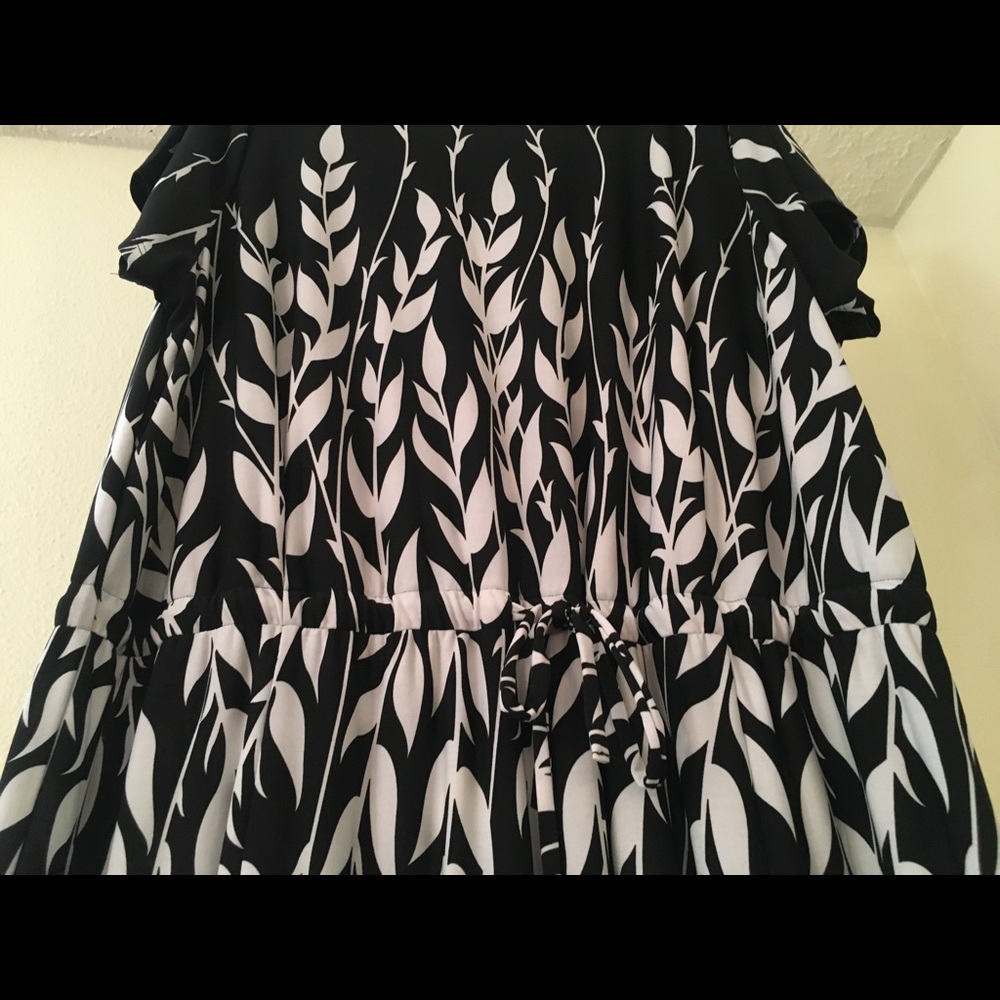 NWOT Black & White Bob Mackie Dress, 2X